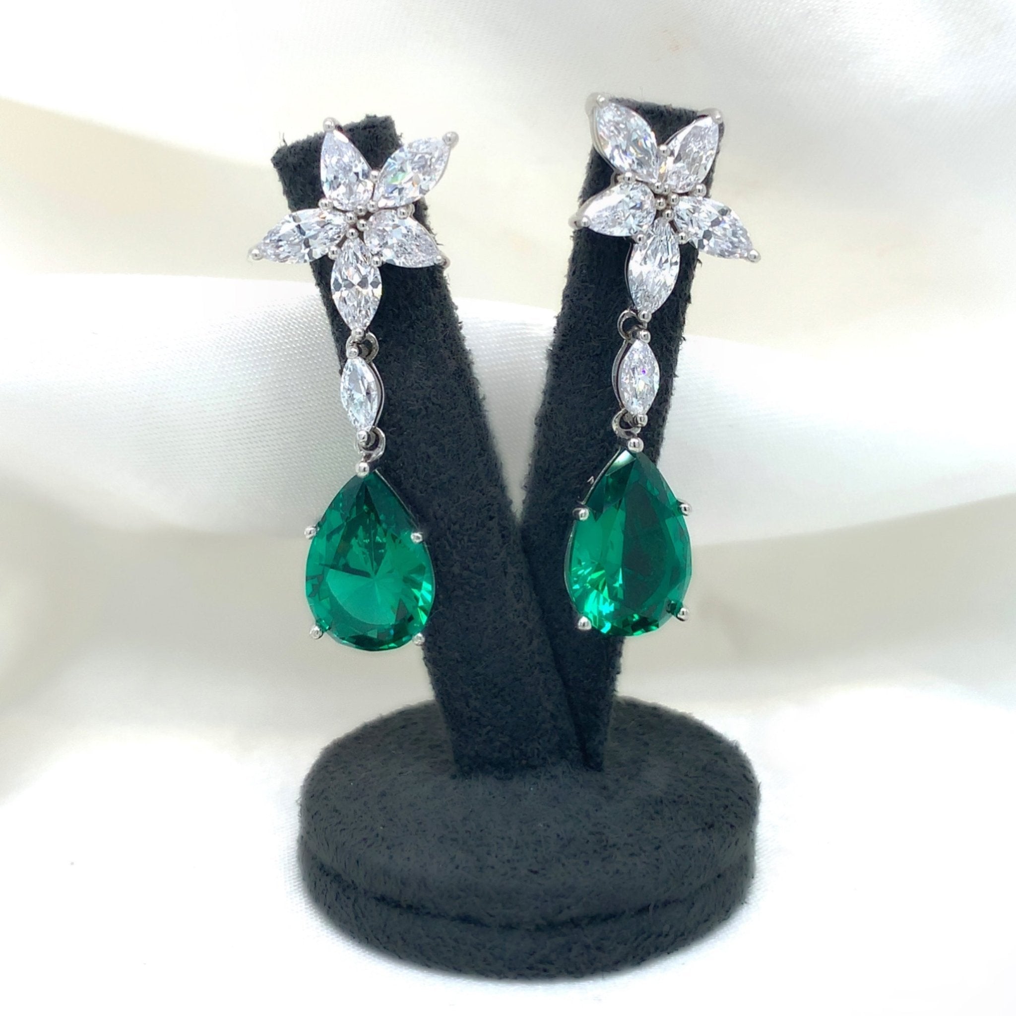 "Matilda" - Platinum-Plated Earring - Ebony Jewellery Chichester - Bespoke by Ebony