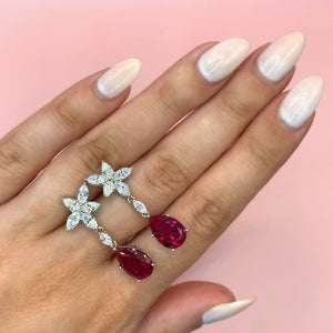 "Matilda" - Platinum-Plated Earring - Ebony Jewellery Chichester - Bespoke by Ebony