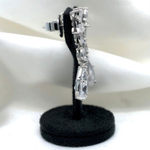 "Matilda" - Platinum-Plated Earring - Ebony Jewellery Chichester - Bespoke by Ebony