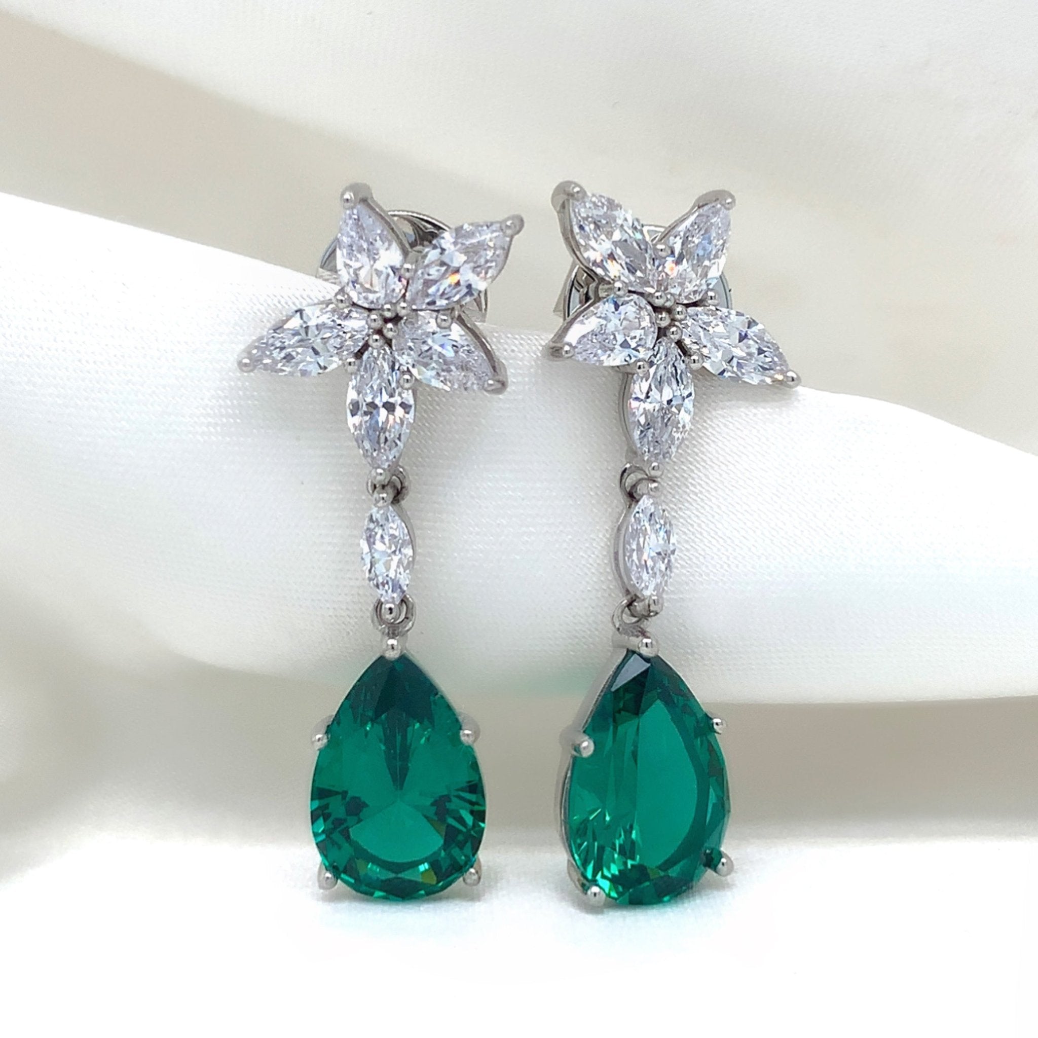 "Matilda" - Platinum-Plated Earring - Ebony Jewellery Chichester - Bespoke by Ebony