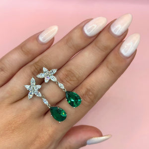 "Matilda" - Platinum-Plated Earring - Ebony Jewellery Chichester - Bespoke by Ebony