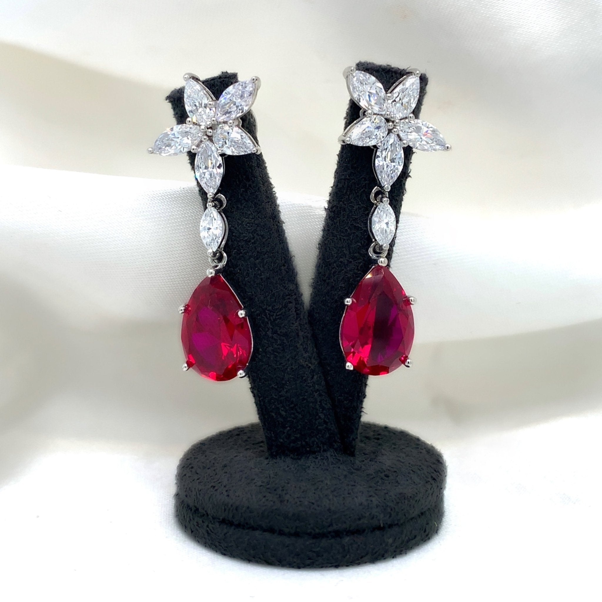 "Matilda" - Platinum-Plated Earring - Ebony Jewellery Chichester - Bespoke by Ebony