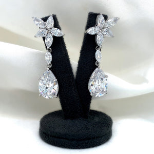 "Matilda" - Platinum-Plated Earring - Ebony Jewellery Chichester - Bespoke by Ebony
