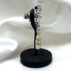 "Matilda" - Platinum-Plated Earring - Ebony Jewellery Chichester - Bespoke by Ebony