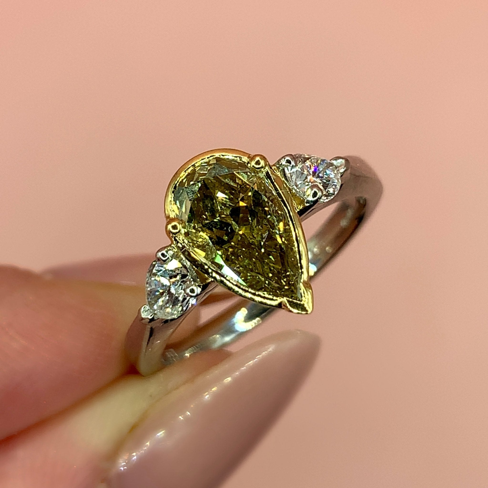 "Mia" - Diamond Ring - Ebony Jewellery Chichester - Bespoke by Ebony