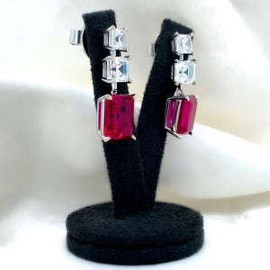 "Natalia" - Platinum-Plated Earring - Ebony Jewellery Chichester - Bespoke by Ebony