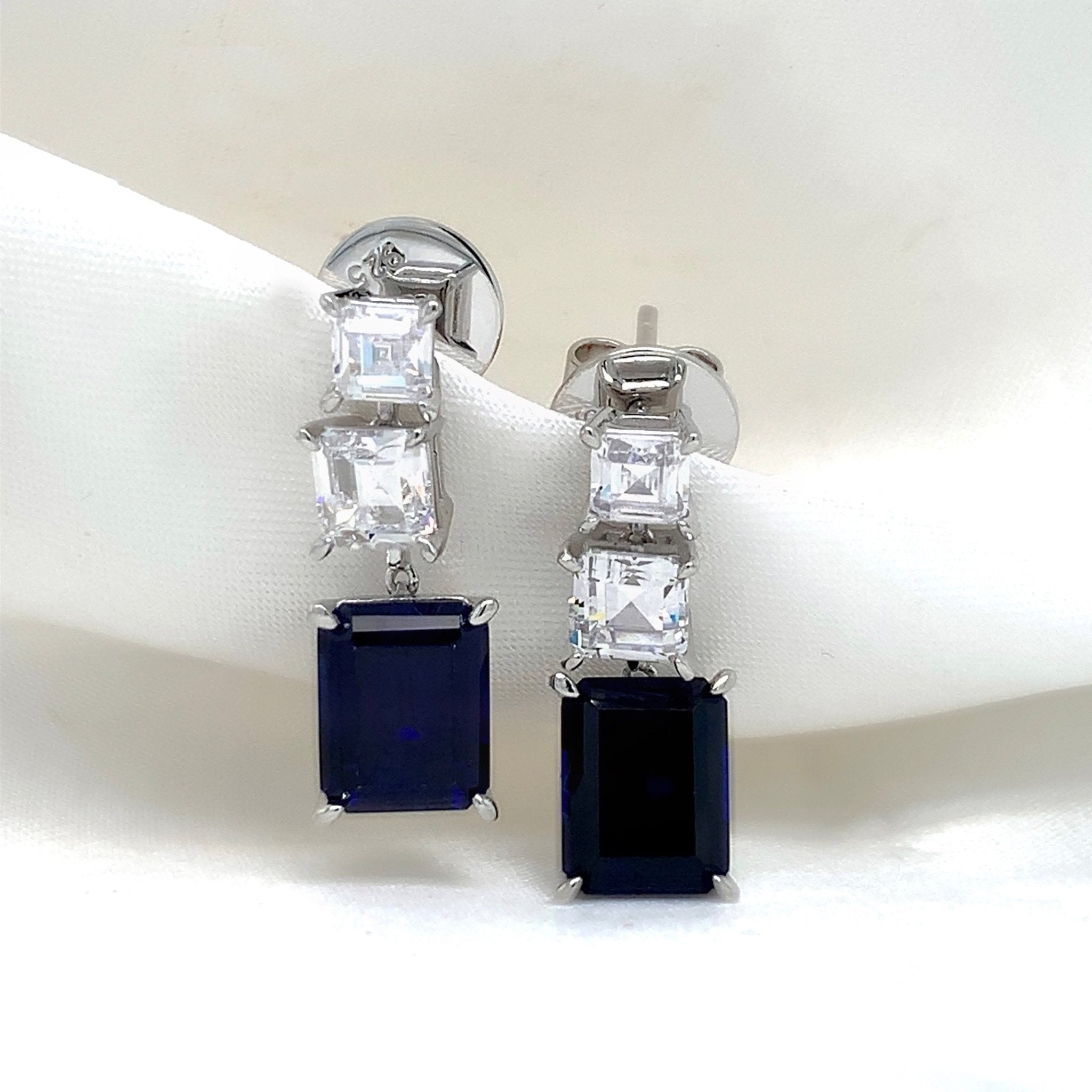 "Natalia" - Platinum-Plated Earring - Ebony Jewellery Chichester - Bespoke by Ebony