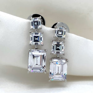 "Natalia" - Platinum-Plated Earring - Ebony Jewellery Chichester - Bespoke by Ebony