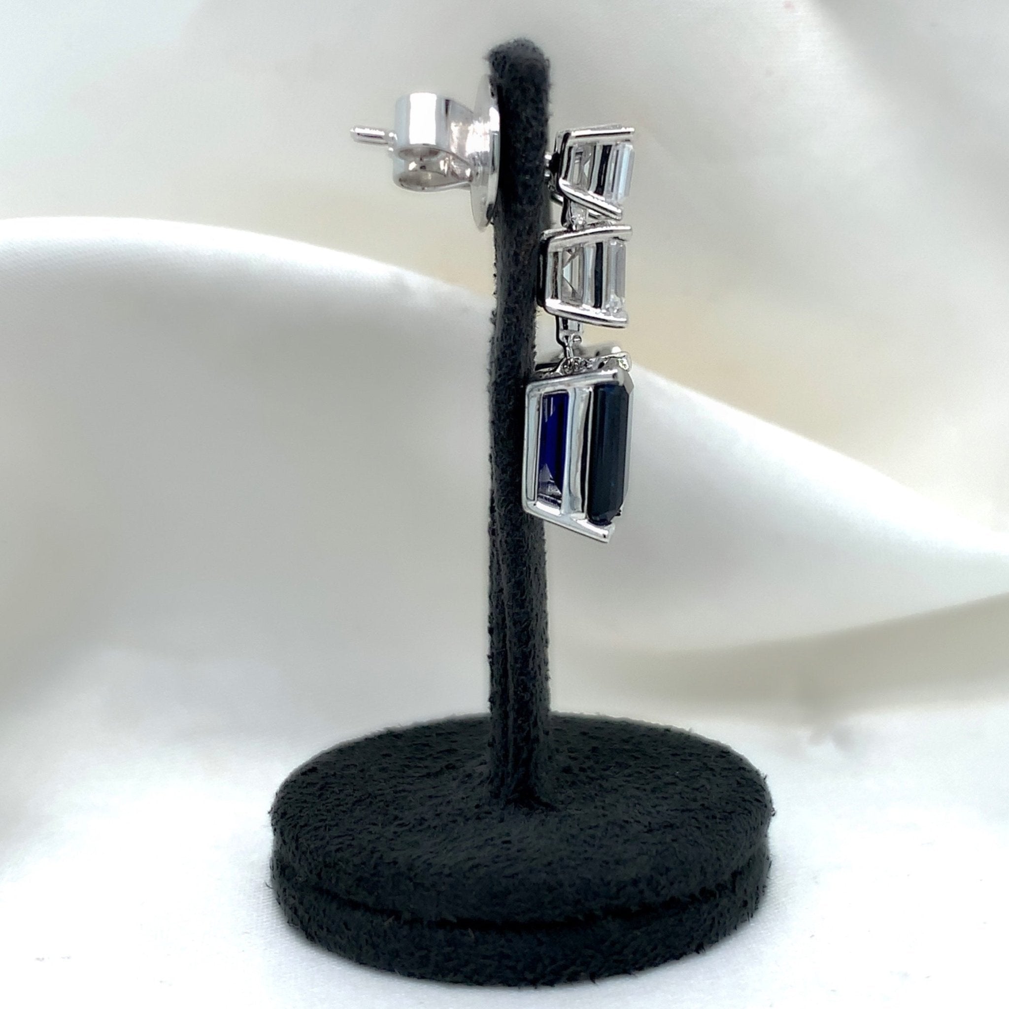 "Natalia" - Platinum-Plated Earring - Ebony Jewellery Chichester - Bespoke by Ebony