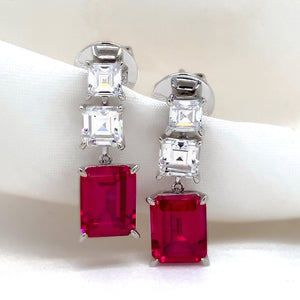 "Natalia" - Platinum-Plated Earring - Ebony Jewellery Chichester - Bespoke by Ebony