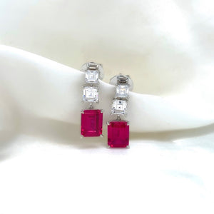 "Natalia" - Platinum-Plated Earring - Ebony Jewellery Chichester - Bespoke by Ebony