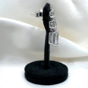 "Natalia" - Platinum-Plated Earring - Ebony Jewellery Chichester - Bespoke by Ebony