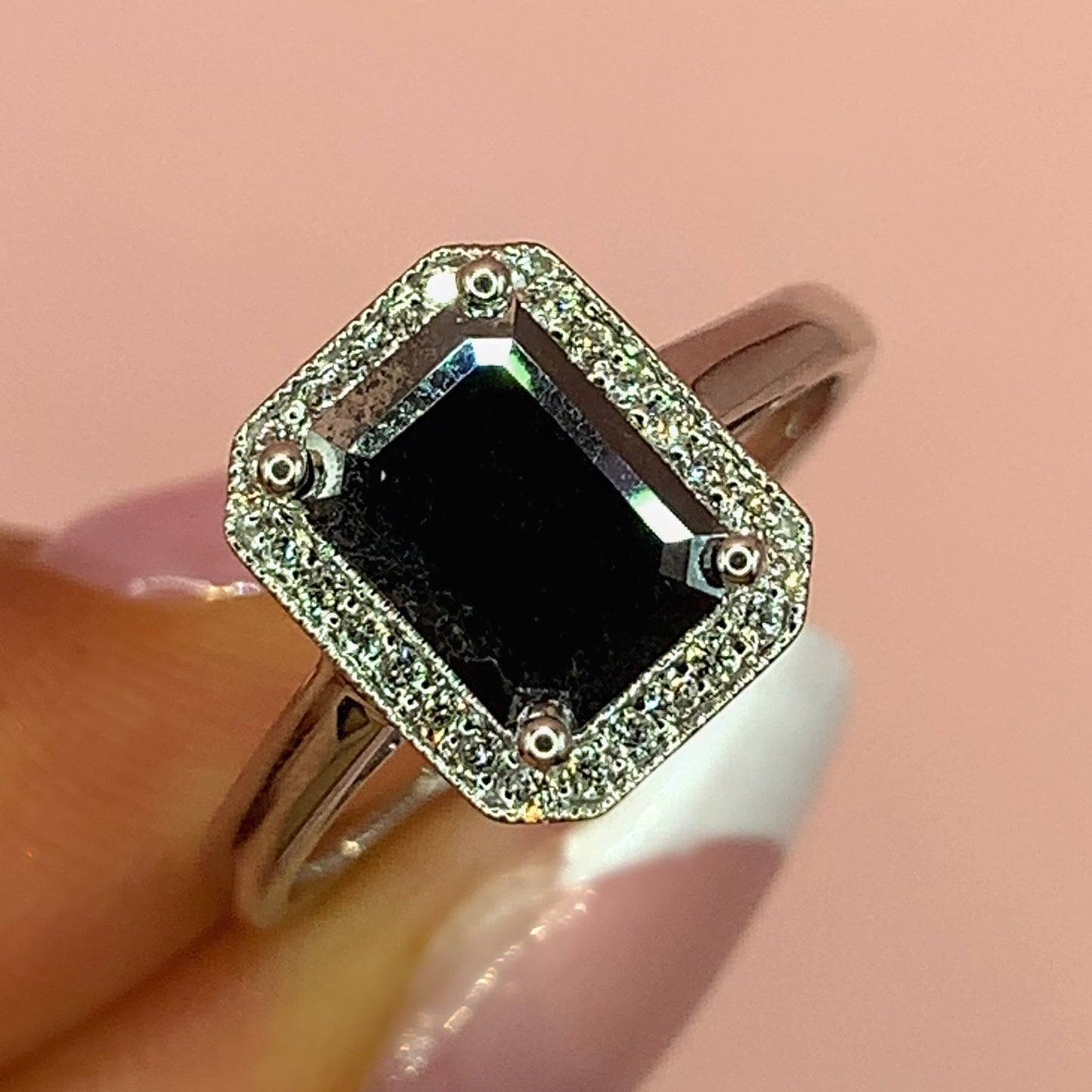 "Noir" - Unique Ring - Ebony Jewellery