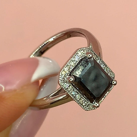 "Noir" - Unique Ring - Ebony Jewellery