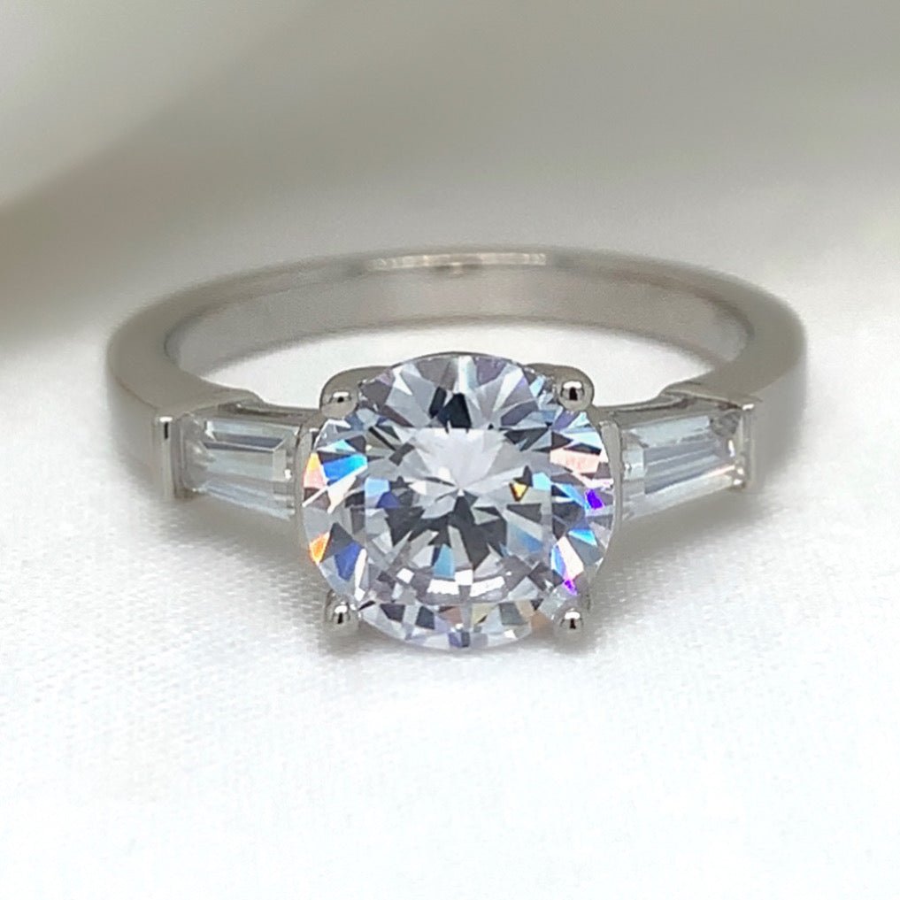 "Penelope" - Platinum-Plated Ring - Ebony Jewellery Chichester - Bespoke by Ebony