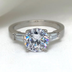 "Penelope" - Platinum-Plated Ring - Ebony Jewellery Chichester - Bespoke by Ebony