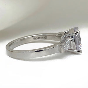 "Penelope" - Platinum-Plated Ring - Ebony Jewellery Chichester - Bespoke by Ebony