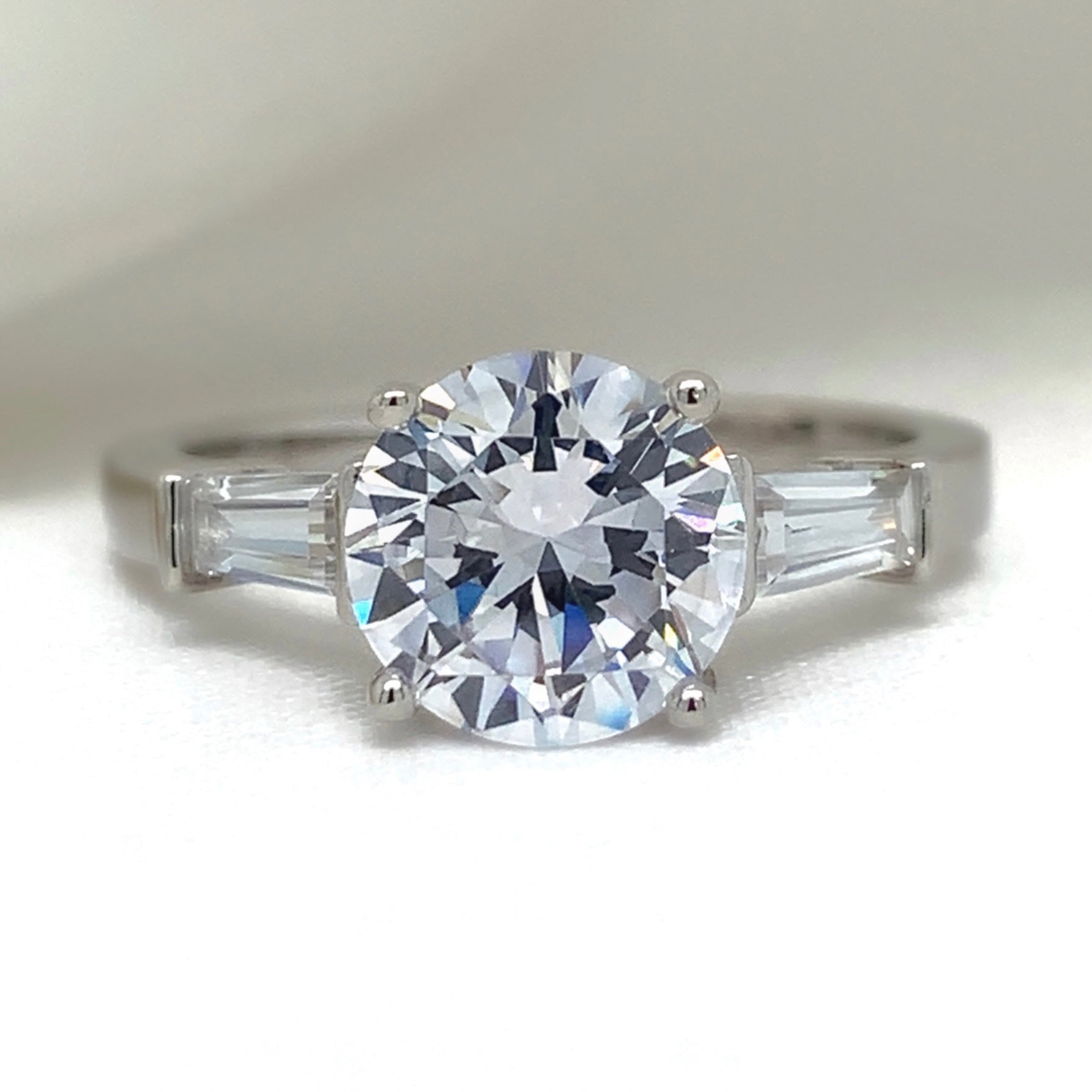 "Penelope" - Platinum-Plated Ring - Ebony Jewellery Chichester - Bespoke by Ebony