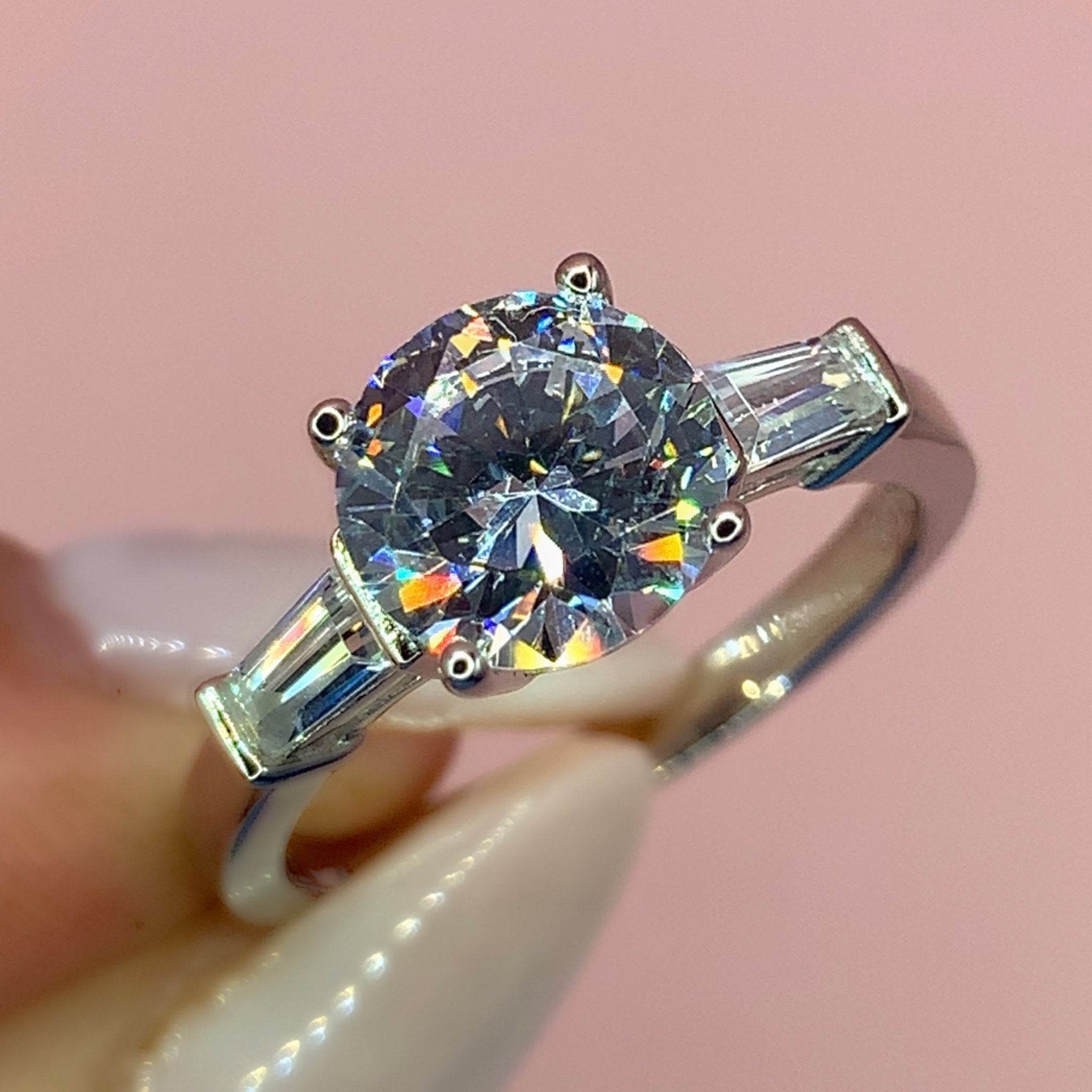 "Penelope" - Platinum-Plated Ring - Ebony Jewellery Chichester - Bespoke by Ebony