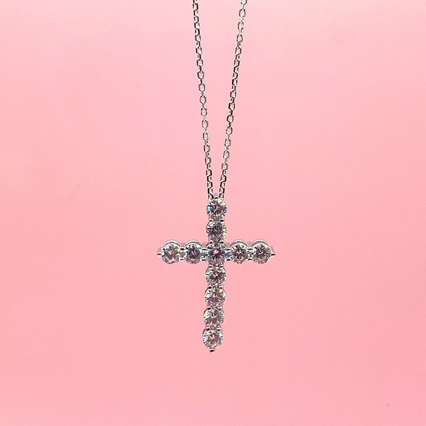 "Pia" - Platinum-Plated Necklace - Ebony Jewellery