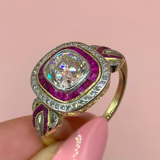 "Pierrette" - Unique Ring - Ebony Jewellery