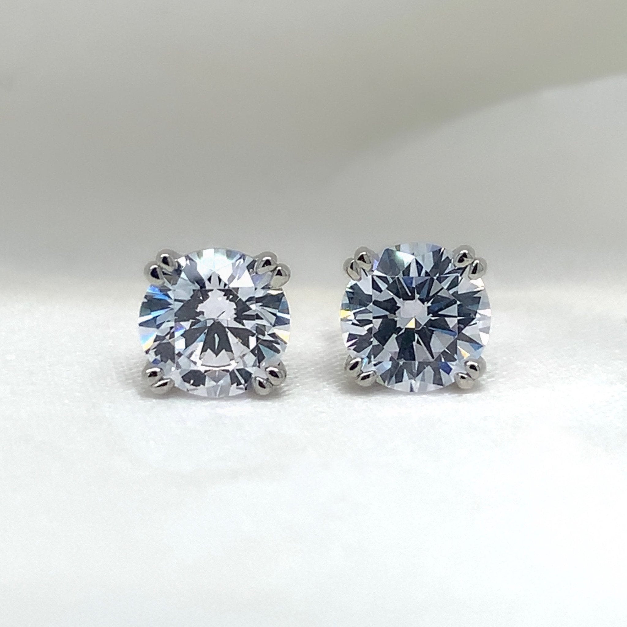 "Rosamund" - Platinum-Plated Earring - Ebony Jewellery Chichester - Bespoke by Ebony