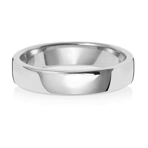 "Soft Court" - Wedding Band - Ebony Jewellery