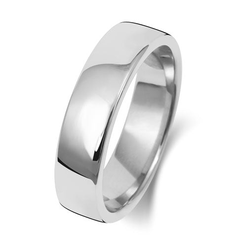 "Soft Court" - Wedding Band - Ebony Jewellery
