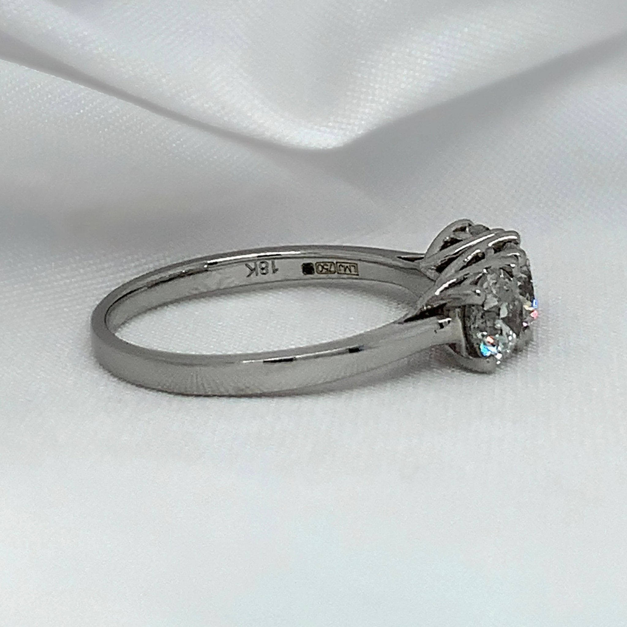 "Sophia" - Three Stone Round Brilliant Cut Diamond Engagement Ring set in a Claw Setting - Engagement Ring - Ebony Jewellery Chichester - Bespoke by Ebony