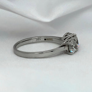 "Sophia" - Three Stone Round Brilliant Cut Diamond Engagement Ring set in a Claw Setting - Engagement Ring - Ebony Jewellery Chichester - Bespoke by Ebony