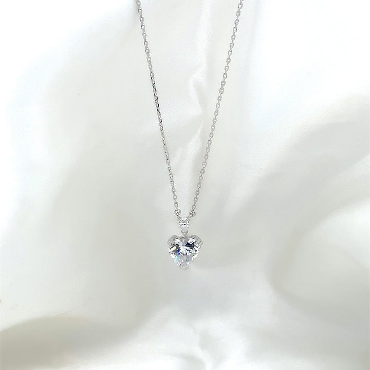 "Valentina" - Platinum-Plated Necklace - Ebony Jewellery Chichester - Bespoke by Ebony